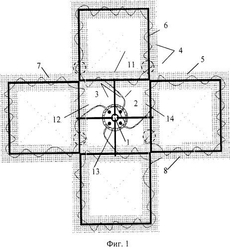 Способ формирования структуры кроны виноградника (вариант русской логики - версия 4) (патент 2477605)
