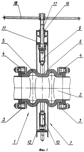 Пережимной клапан (патент 2348850)