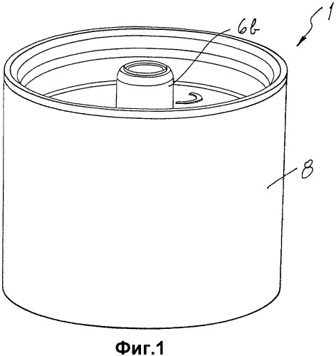 Экстракционный узел для экстракции напитка из вещества в виде частиц, содержащегося в картридже (патент 2372827)
