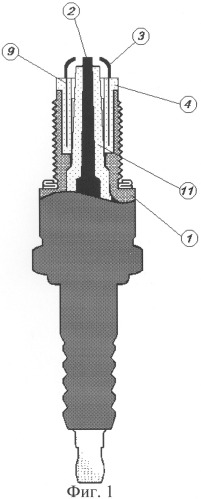 Свеча зажигания для двигателя внутреннего сгорания (патент 2273082)