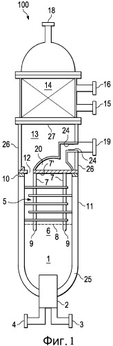Объединенный генератор синтез-газа (патент 2505585)