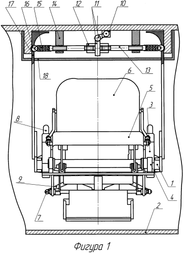 Виброзащитная подвеска сиденья объекта бронетанковой техники (патент 2574872)