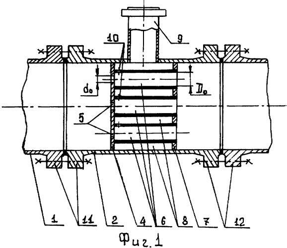 Теплообменное устройство прямого смешивания воды и пара (патент 2325587)