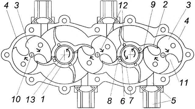 Роторная машина (патент 2611117)