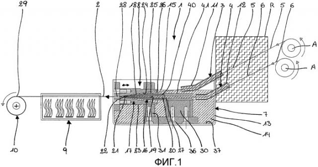 Способ и устройство для получения нити из множества элементарных волокон (патент 2518476)
