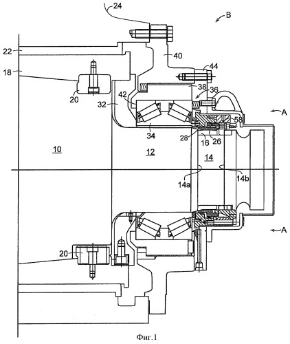 Гидростатический подшипник для валков прокатного стана (патент 2387891)