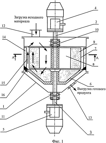 Измельчитель сверхтонкого помола (патент 2539522)