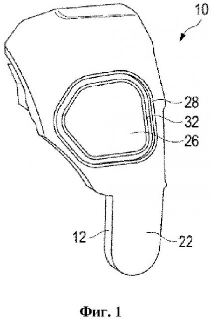 Блок лючка зарядного разъема (патент 2666614)