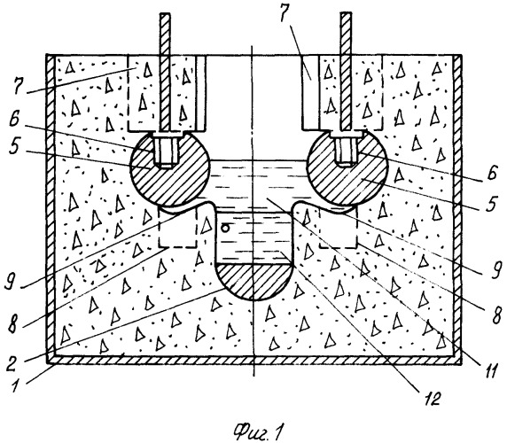 Электролизер для рафинирования свинца в расплаве солей (патент 2418083)