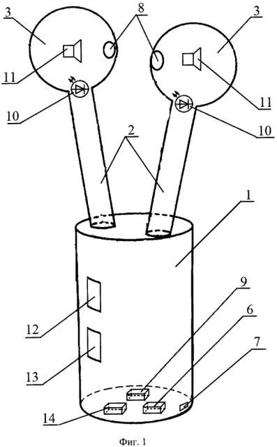 Свето-шумовое устройство (патент 2660511)