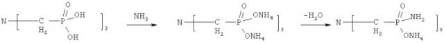 Способ получения аммонийной соли амида нитрилотрисметиленфосфоновой кислоты (патент 2442788)