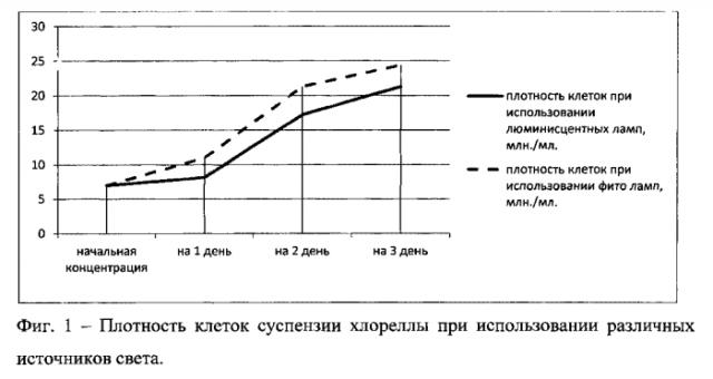 Способ выращивания хлореллы (патент 2558300)