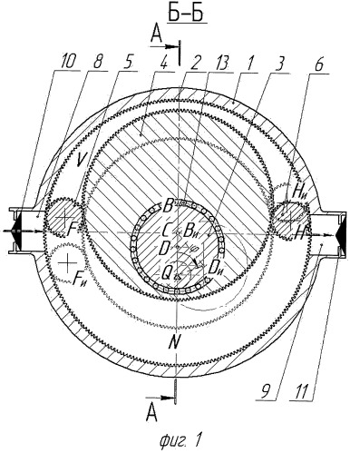 Шестеренная гидромашина (патент 2442907)