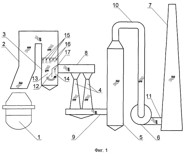 Система очистки конвертерных газов (патент 2397010)