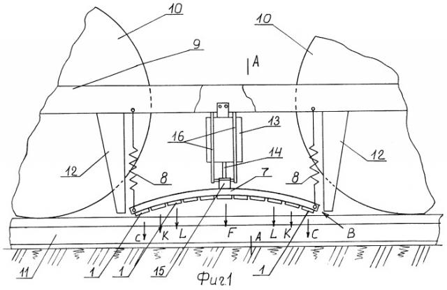 Секционный электромагнитный рельсовый тормоз (патент 2248287)