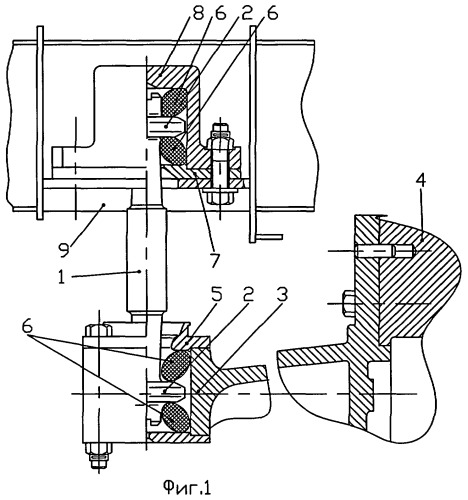 Подвеска редуктора привода подвагонного генератора (патент 2243915)
