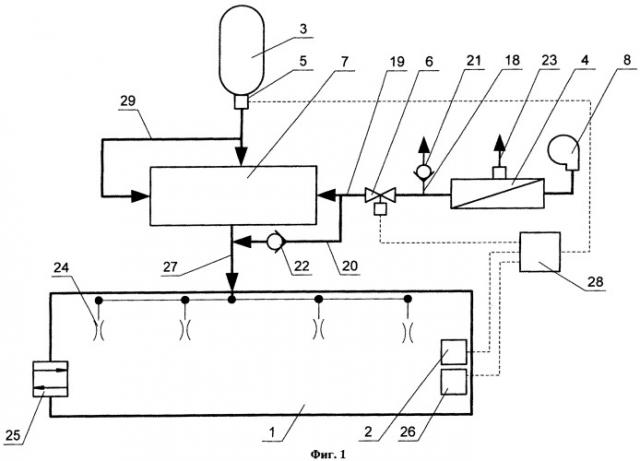 Система подавления пожара в замкнутом пространстве (патент 2533083)