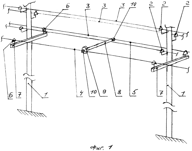 Воздушная линия электропередачи (патент 2576661)