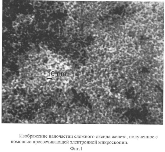 Магнитно-резонансное и рентгеновское контрастное средство на основе сложного оксида железа и способ его получения (патент 2419454)