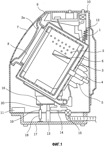 Стиральная машина (патент 2301856)