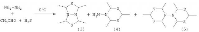 Способ получения бис-2,4-диалкил-1,5,3-дитиазепан-3-илов (патент 2455303)