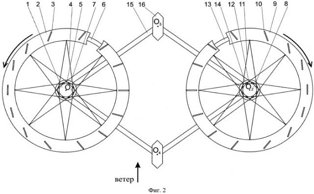 Ветроэнергетическая установка (патент 2490514)