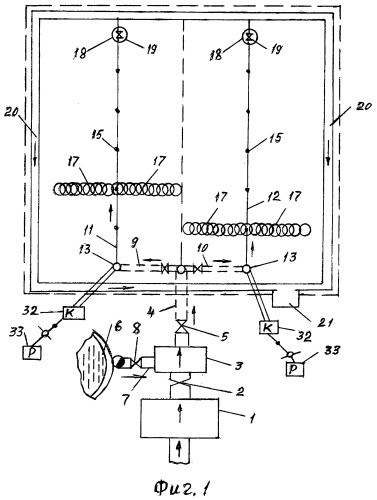 Способ защиты поливного трубопровода от заиления при внесении жидких удобрений на оросительной системе (патент 2542246)