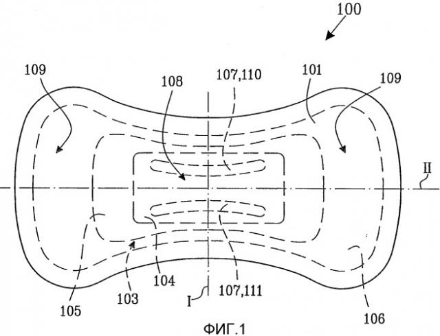 Впитывающее изделие, содержащее впитывающую структуру (патент 2322957)