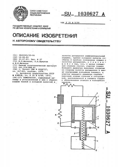 Компрессор (патент 1030627)