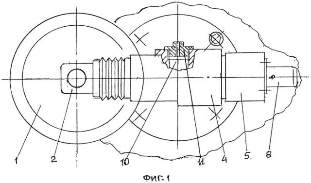 Механизм автоматического натяжения гусениц (патент 2547318)