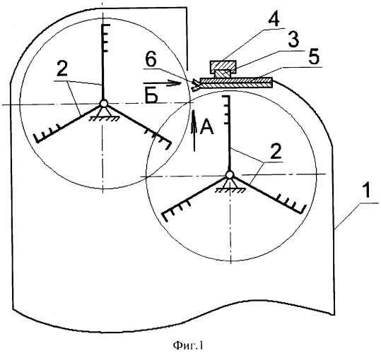 Секция трепальной машины для обработки лубяных волокон (патент 2330130)