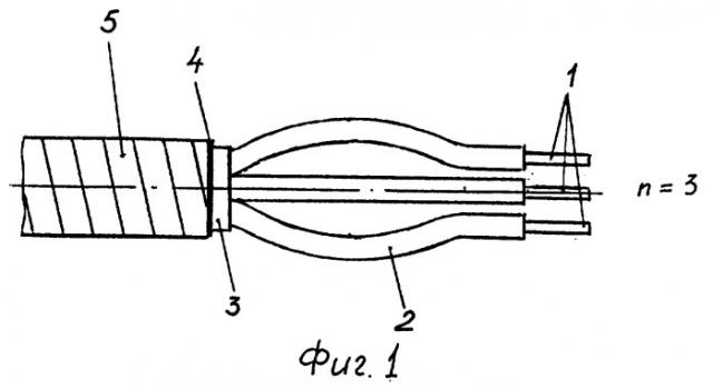 Способ концевой заделки многожильного нагревательного кабеля (варианты) (патент 2251186)