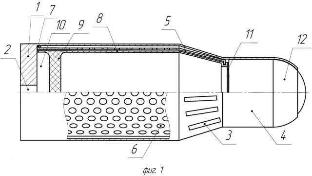 Унитарный пиро-пневматический патрон и патронник к нему (патент 2645194)