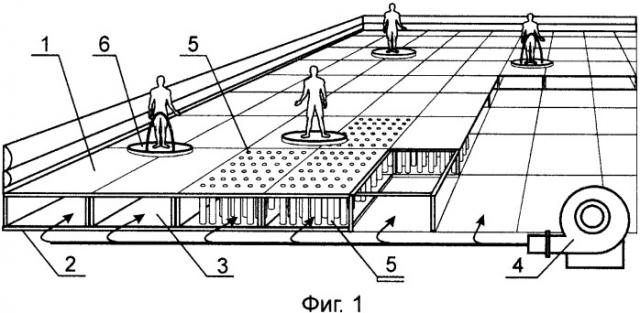 Опора с несущей поверхностью для перемещения платформы на воздушной подушке (патент 2340488)