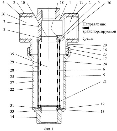 Промывной фильтр и фильтрующий элемент для него (патент 2469769)