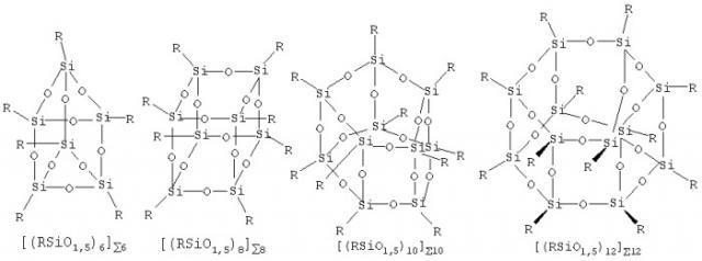Способ образования полигедральных олигомерных силсесквиоксанов (варианты) (патент 2293745)