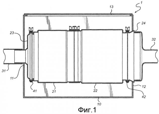 Устройство для очистки потока выхлопных газов со съемным модулем (патент 2503830)