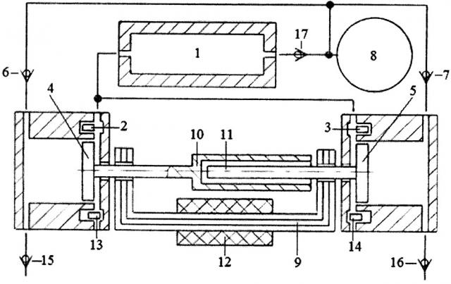 Способ трансформации тепловой энергии в электроэнергию двухцилиндровым свободнопоршневым энергомодулем с теплообменником и линейным электрогенератором (патент 2655684)