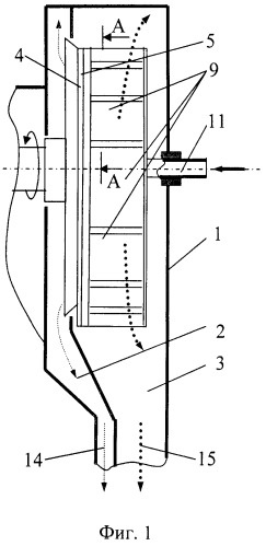 Фильтрующее устройство для разделения суспензий, преимущественно крахмалсодержащих (патент 2517841)