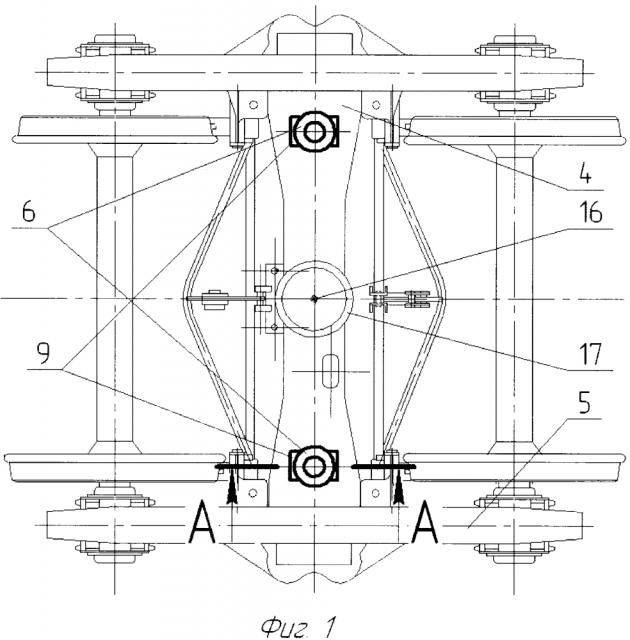 Боковая опора кузова вагона на тележку (патент 2610892)