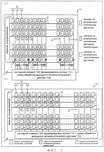 Дисплейная панель и способ контроля дисплейной панели (патент 2460152)