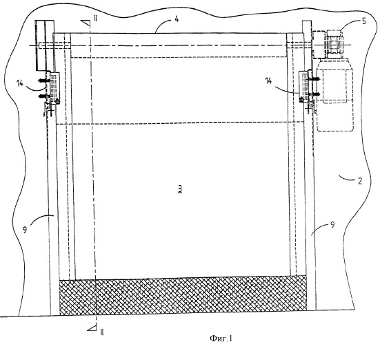 Устройство со шторой и элементом для повторной установки шторы в направляющую (патент 2472911)