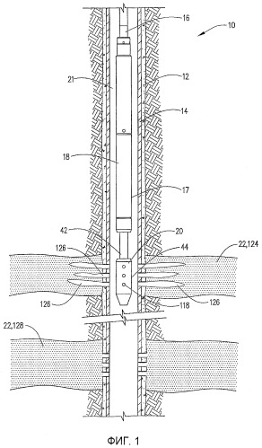 Устройство и способ для перемещения храповым механизмом инструмента обработки пласта для интенсификации притока (патент 2432451)