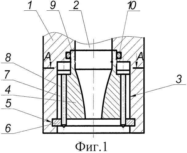Промывочный узел бурового долота (патент 2506403)