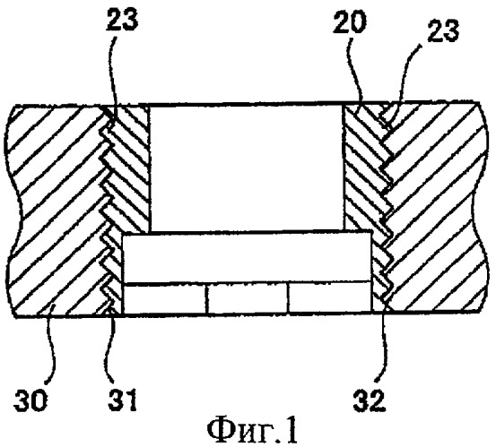 Соединительная конструкция для тепловыделяющей сборки (патент 2412492)