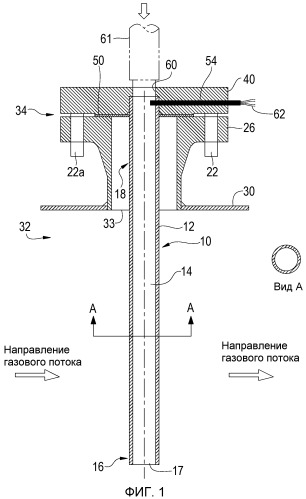 Система и способ обнаружения закупорки в канале подачи твердых веществ и газов-носителей в газовый поток (патент 2496554)