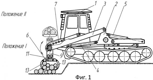 Трелевочно-погрузочная машина (патент 2440288)