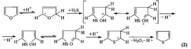 Каталитический способ получения тиофена и 2-тиофентиола (патент 2564675)