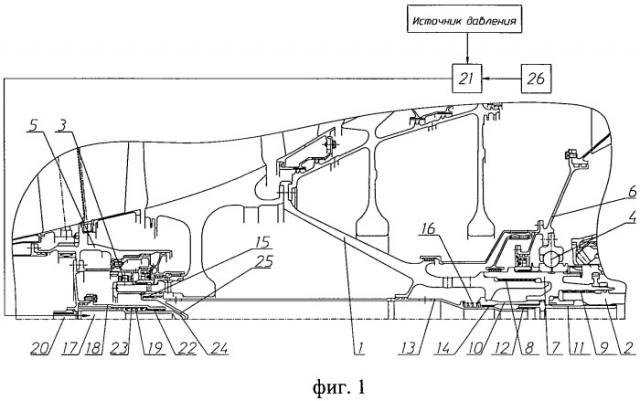 Узел отсоединения валов в роторе низкого давления газотурбинного двигателя (патент 2522233)