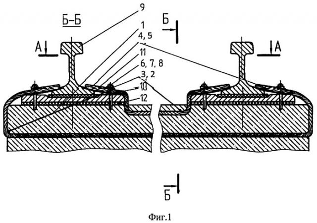 Бетонная шпала-демпфер (патент 2486305)